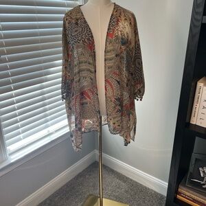 Umgee Multicolor Patterned Kimono